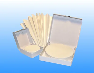 Filtro FC49L cualitativo lento plegado Ø185mm (x100) Marca Filtres RS.