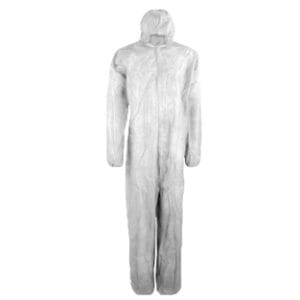 MONO BUZO CON CAPUCHA, PP BLANCO, TALLA XXXL (1 und.) Marca Endo Protectlab.