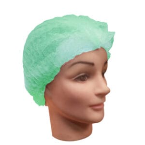 GORRO PP TIPO ACORDEÓN, VERDE (c/100) Marca Endo Protectlab.
