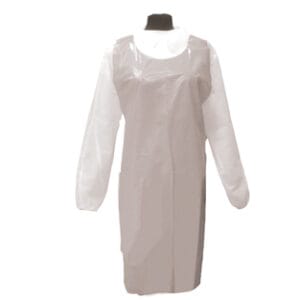 Delantal PE blanco (c/100) Marca Endo Protectlab.