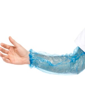 MANGUITOS DESECHABLE, AZUL (c/100) Marca Endo Protectlab.