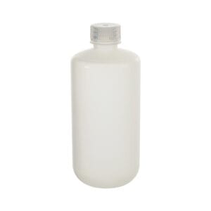 Frasco redondo de HDPE cuello estrecho
