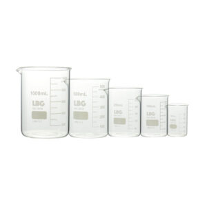 JUEGO DE VASOS DE PRECIPITADOS FORMA BAJA, LBG