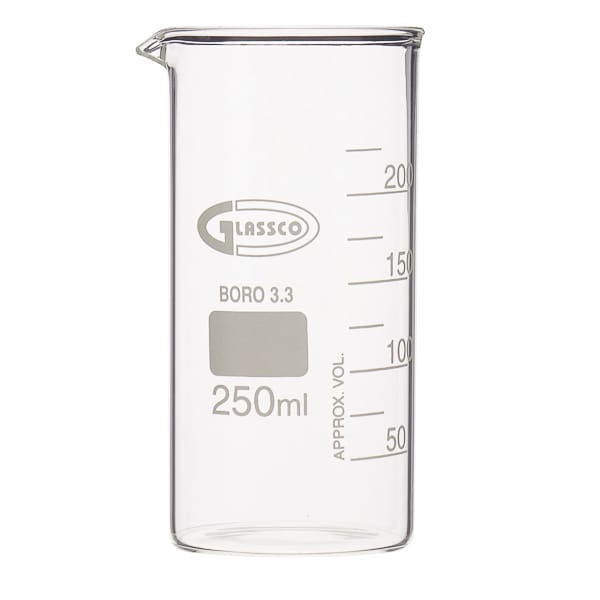 Vaso de precipitados forma alta, GLASSCO