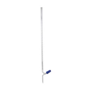 Bureta con llave de aguja de PTFE, clase AS, GLASSCO