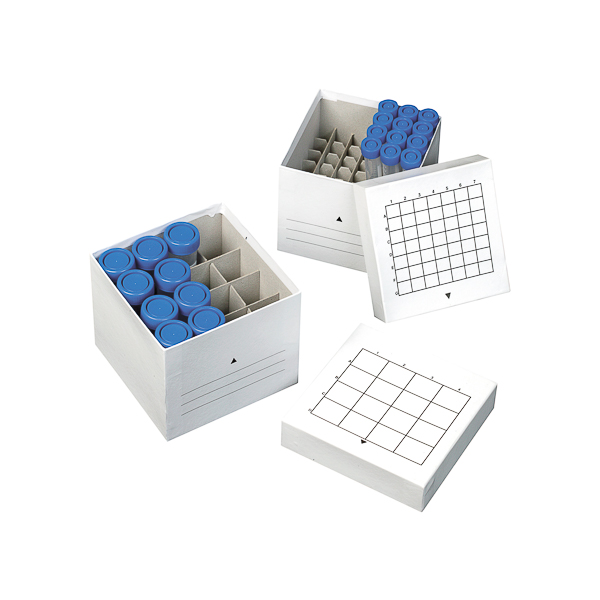 Caja de cartón congelable para tubos de centrífuga