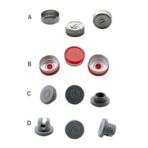 Tapones y cápsulas para viales con boca capsulable de 20 mm