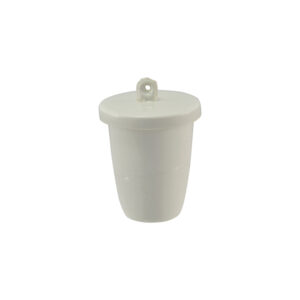 CRISOL DE PORCELANA FORMA ALTA CON TAPA BASIC LINE