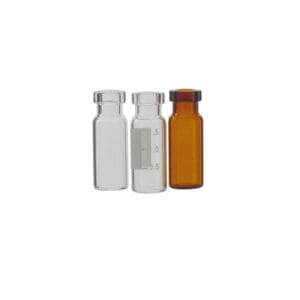 Vial para cromatografía, 12 x 32 mm, 2 ml, boca capsulable