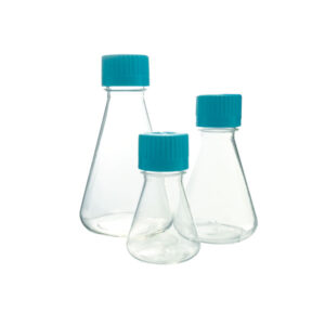 Matraz Erlenmeyer estéril para cultivo celular