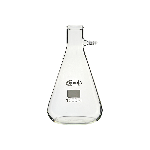 Matraz Kitasato, forma Erlenmeyer GLASSCO