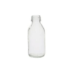 FRASCO DE VIDRIO TRANSPARENTE