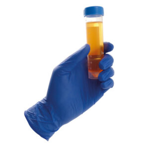 Guantes de examen desechables de nitrilo, estéril