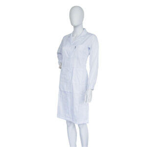Bata de laboratorio para mujer