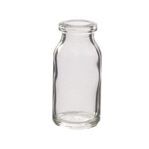 Vial para muestras transparente con boca capsulable