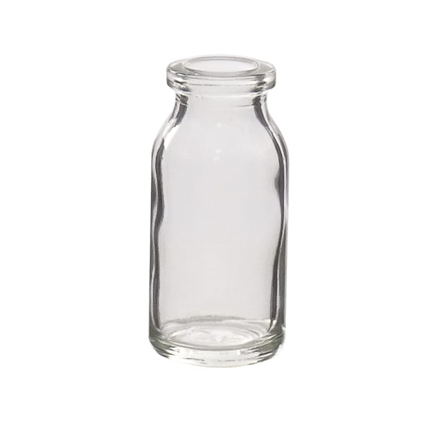 Vial para muestras transparente con boca capsulable