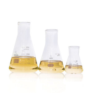 MATRACES ERLENMEYER, CUELLO ESTRECHO, VIDRIO BOROSILICATO 3.3, CON GRADUACIÓN IMPRESA
