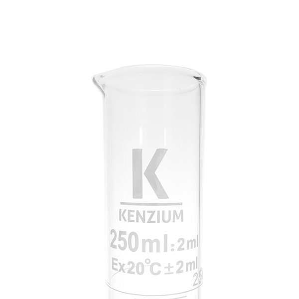 PROBETA GRADUADA, BASE CILÍNDRICA, VIDRIO BOROSILICATO 3.3, 250 ml - Imagen 2