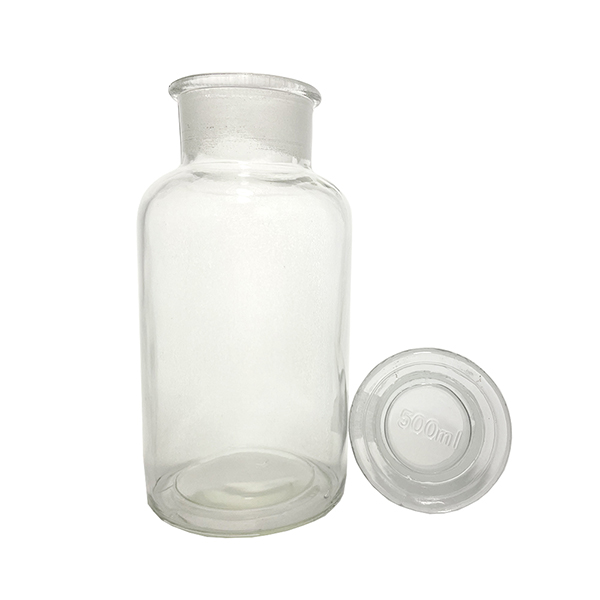 FRASCO PARA REACTIVOS, CUELLO ANCHO CON TAPÓN ESMERILADO - Imagen 3