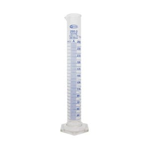 Probeta graduada base hexagonal, clase A, GLASSCO