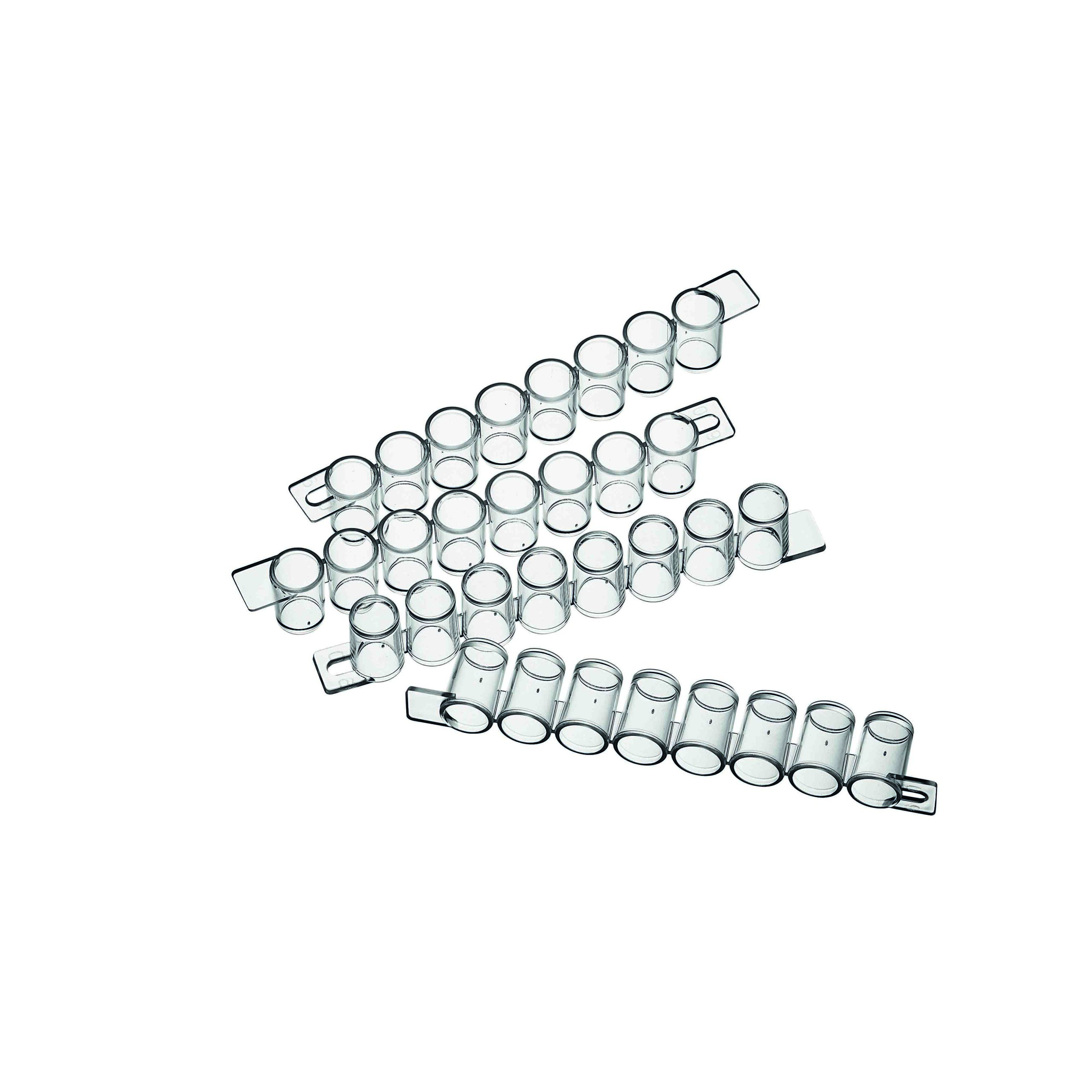Tiras de tubos de microtitulación