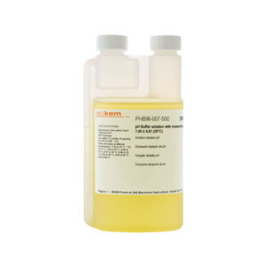 Disolución tampón de pH LABKEM con vaso antirretorno integrado