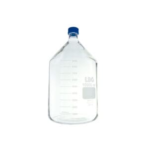 FRASCO GRADUADO CON ROSCA ISO DE BOROSILICATO 3.3, GRAN FORMATO