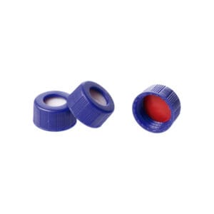 Tapón roscado para viales con septum de silicona/PTFE unido