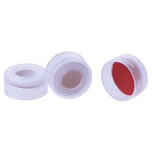 Tapón para viales snap-top con septa de silicona/PTFE
