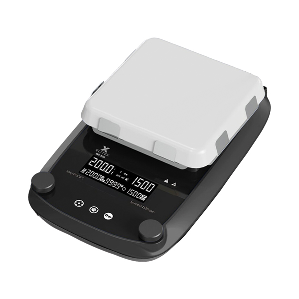AGITADOR MAGNÉTICO DIGITAL CON CALEFACCIÓN HASTA 550 °C, STIR 52G, 20 L