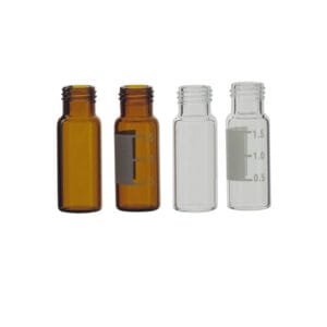 Vial para cromatografía, 12 x 32 mm, 2 ml, boca de rosca