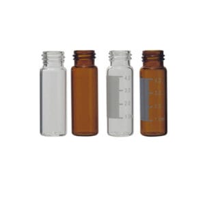 Vial para cromatografía, 15 x 45 mm, 4 ml, boca de rosca