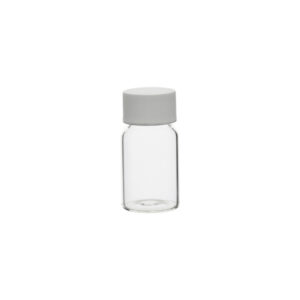 VIAL DE VIDRIO TRANSPARENTE PARA MUESTRAS