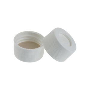 TAPÓN ROSCADO PARA VIALES CON SEPTUM DE SILICONA/PTFE