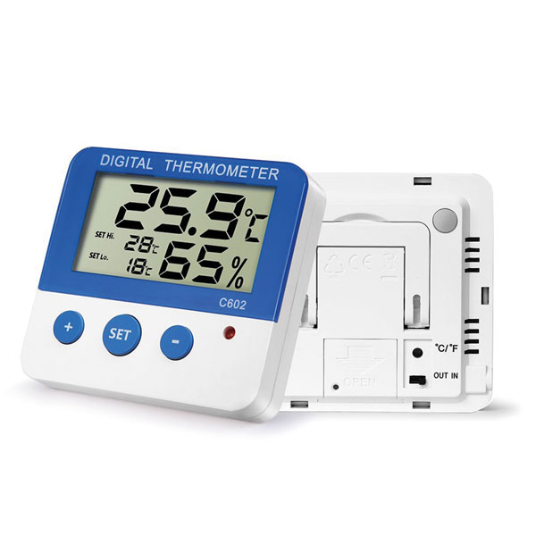 TERMO-HIGRÓMETRO DIGITAL PARA FRIGORÍFICOS/CONGELADORES, C602 - Imagen 2