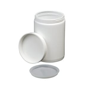 Tarro de HDPE boca ancha ("duquesas") opaco