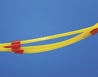 Tubo TAAT Tygon F-4040-A 2 grapas DI. 1,52mm grosor 0,85mm amarillo/azul. Marca Saint Gobain.