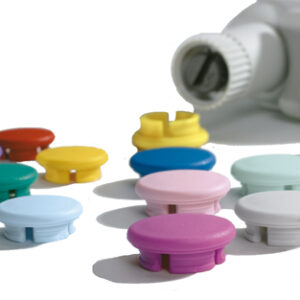 Capuchón Smartie gris, c/6. Marca Socorex.