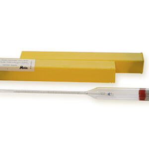 Densímetro para petróleo 15ºC L-50 0,800-0,850 g/mL. Marca Nahita.