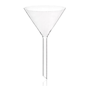 Embudo rama corta, boro 3.3 60º, 300mm 4500 mL. Marca Simax.