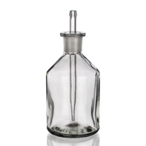 Frasco cuentagotas Trelat de vidrio transparente, 100 ml. Marca Simax.