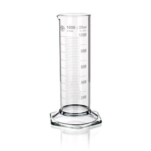 EPROUVETTE FB Classe 'B' blanche 50ml. Marca Simax.
