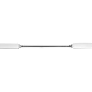 Espátula doble estrecha flexible, una curva 150x9mm. Marca RSG.