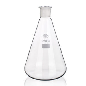 Matraz Erlenmeyer Simax 45/40 5000 mL. Marca Simax.