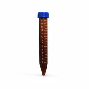 TUBO PP P/CENTRÍFUGA, 15 ML, COLOR ÁMBAR B/50 Marca Endo Plasticware.