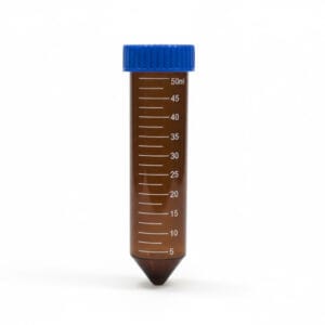 TUBO PP P/CENTRÍFUGA, 50 ML, COLOR ÁMBAR B/50 Marca Endo Plasticware.