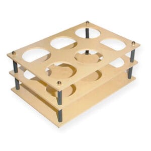 GRADILLA PVC 4 (2x2) TUBOS, 50 MM Marca Endo Plasticware.