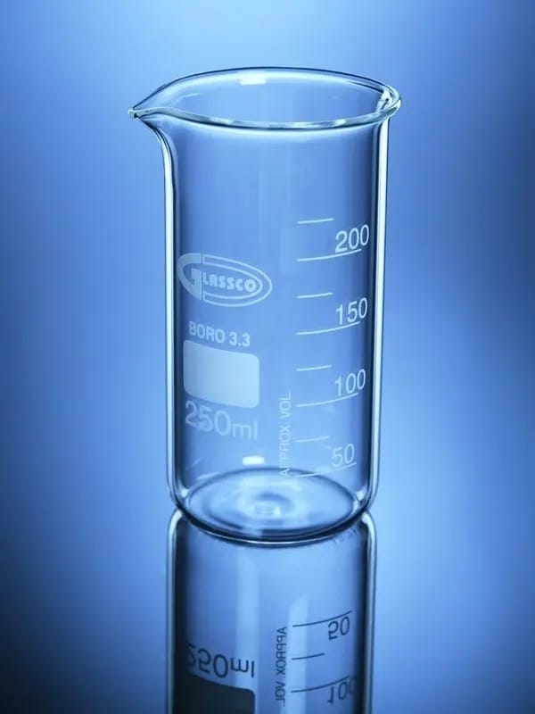 VASO FORMA ALTA 50 mL, GLASSCO Marca Glassco.