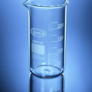 VASO FORMA ALTA 250 mL, GLASSCO Marca Glassco.