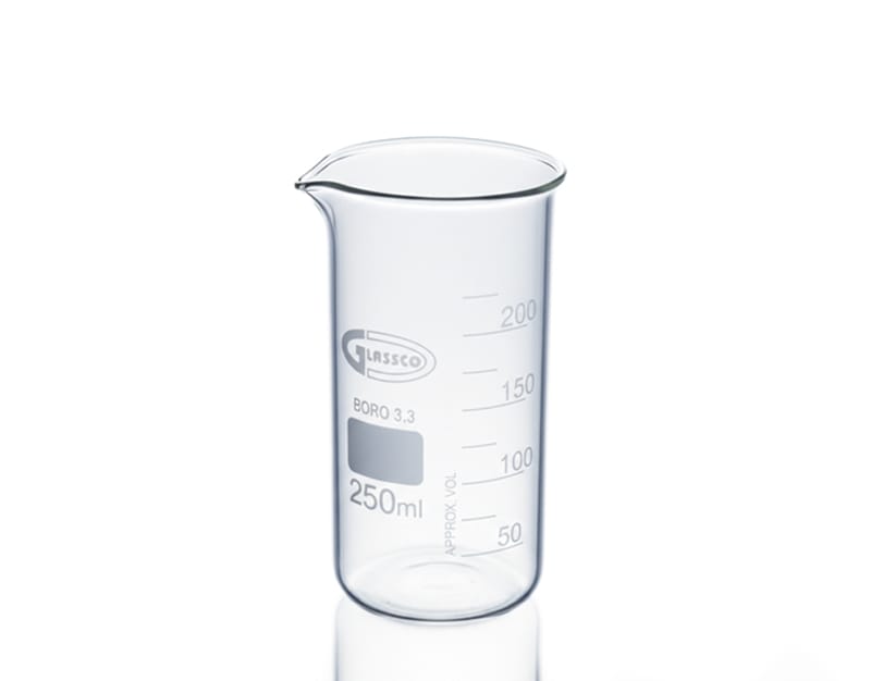 VASO FORMA ALTA 50 mL, GLASSCO Marca Glassco.